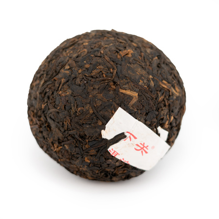 Pressed Rip Pu-erh Tea - Shu pu-erh 2024 "Pu er tou cha" brand "Xiaguan" plant 250 g, 