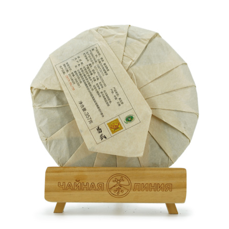 Pressed Rip Pu-erh Tea - Шу пуэр 2019 г. "Горы Иу" завода "Юньфусян" 357 г, 