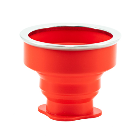 Silicone Collapsible Calabash with Lid "Red" 200ml. Price: ₽660 rub.