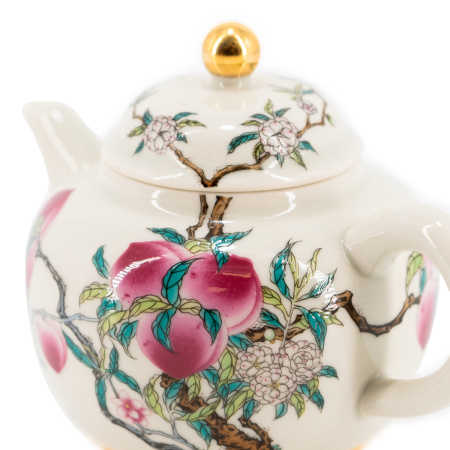 Porcelain teapot "Plums in Verbilki", 210 ml. Price: ₽6,820 rub.