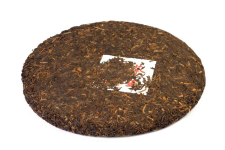 Pressed Rip Pu-erh Tea - Shu Puer 2005 "Tea King's Court" from the Zhoushi factory, 357 g, 