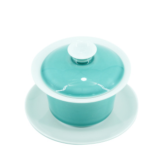 Gaiwan "Azure-gray", 110 ml. Price: ₽1,920 rub.