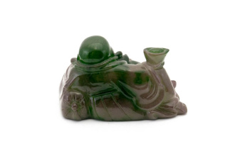 Color-Changing Tea Toy "Jade Hotei on a Money Bag with a Gold Bar". Price: ₽2,060 rub.