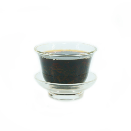 Pressed Rip Pu-erh Tea - Шу пуэр 2013 г. "Булан гунтин" завода "Чжоуши" кирпич 100 г, 