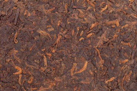 Pressed Rip Pu-erh Tea - Shu Puer 2018 “Pure raw materials Bulan” from the Chashuvan plant 357 g, 