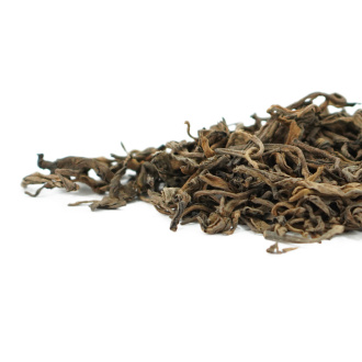 Loose Leaf Pu-erh Tea - Gushu shu puer 2022 Mengsun, Bulan shan gushu (a blend of centuries-old trees from the Mengsun and Bulan mountains), 