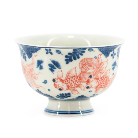 Пиала керамическая "Златые рыбки" 90мл | 茶杯. Price: ₽1,790 rub.