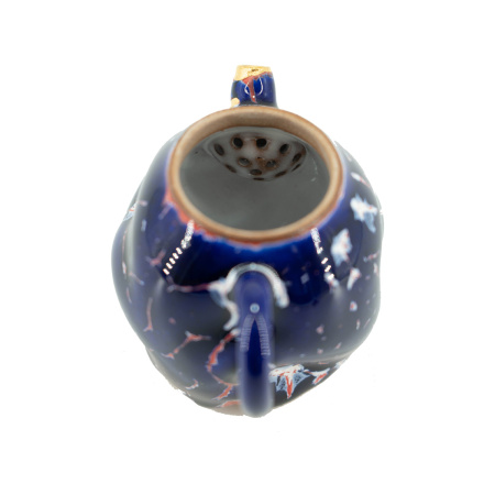 Глиняный чайник ручной работы "Аконит" мастера Хуан Жунхуа в стиле Сино, 90 мл.. Price: ₽16,300 rub.