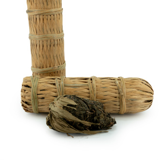 Dark Tea (Hei cha) - Heicha Jinhua 2021 in a bamboo braid, 500g, 