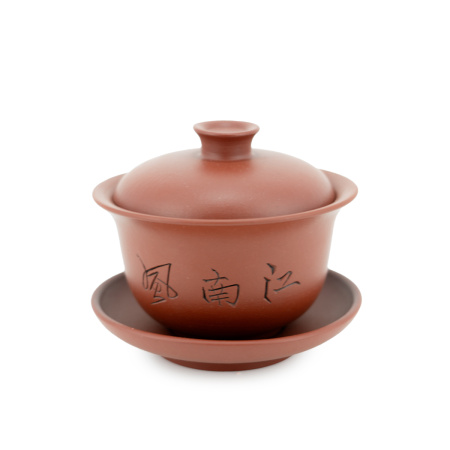 Ceramic gaiwan from Yixing, Jiangsu "Landscapes of Jiangnan Province", 130 ml.. Price: ₽8,580 rub.