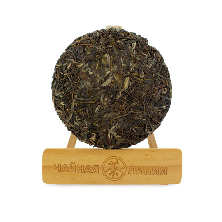 Pressed Raw Pu-erh Tea - Sheng pu-erh from tea trees "Prosecco Sheng" brand "Tea Line" 200 g, 