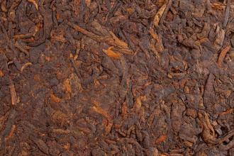 Pressed Rip Pu-erh Tea - Shu puer 2019 “Bulan gong bin” from Chashuwan plant 357 g, 