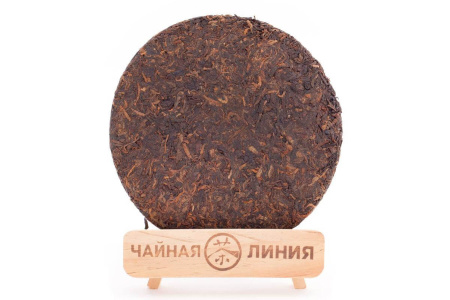 Pressed Rip Pu-erh Tea - Shu Puer 2020 “Ban Zhang Wang” from Chashuwan plant 357 g, 