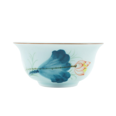 Gaiwan "Lotus with Brown Border", 180 ml. Price: ₽2,570 rub.
