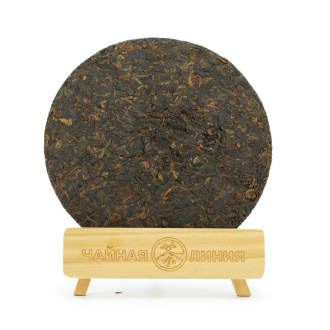 Pressed Rip Pu-erh Tea - Шу пуэр 2021 г. "0468-3" завода "Син Ян Ча", 357 г, 