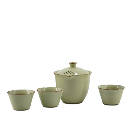 Travel tea set, celadon, with a transparent bag "Tibet", 180 ml.. Price: ₽4,390 rub.