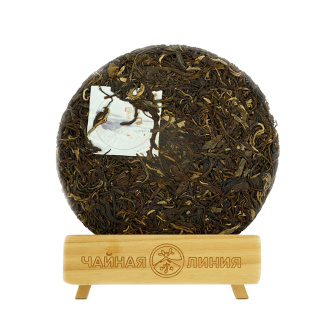 Pressed Raw Pu-erh Tea - Шэн пуэр 2020 г. "Гора Бада" завода "Юньфусян" 357 г, 