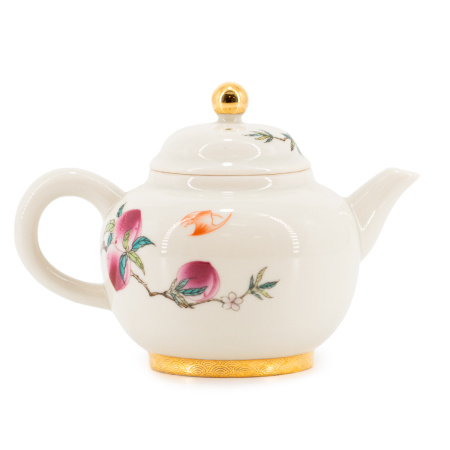 Porcelain teapot "Plums in Verbilki", 210 ml. Price: ₽6,820 rub.