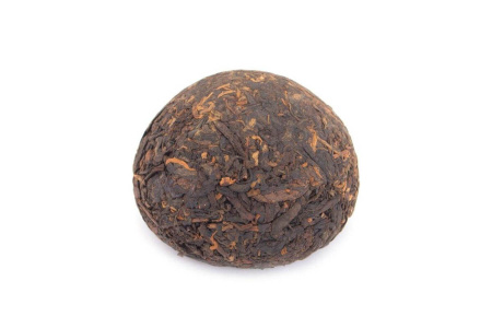 Pressed Rip Pu-erh Tea - Shu Pu'er 2021 from the Qicai Fenghuang plant, nest 100 g, 