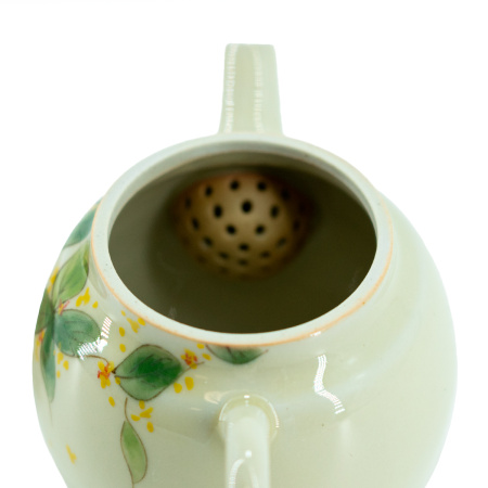 Hand-painted celadon teapot "Leaves" 110ml. Price: ₽4,330 rub.