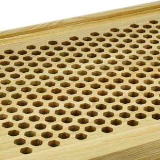 Oak shepherd's stool "Honey Oak" 470x340. Price: ₽14,440 rub.