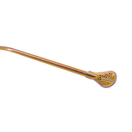 Bombilla for mate (bombilla) metal straw with filter "Bronze". Price: ₽970 rub.