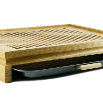 Oak shepherd's stool "Honey Oak" 470x340. Price: ₽14,440 rub.