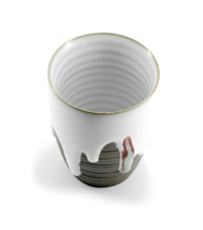 Handmade ceramic bowl "White crane", 170 ml | 茶杯. Price: ₽2,190 rub.