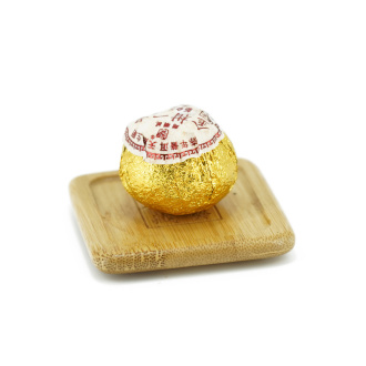 Loose Leaf Pu-erh Tea - Шу пуэр 2022 г. в лайме завода "Кайшуньхао", 