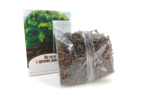 Chaline Pu-erh Tea - Shu pu-erh from ancient trees of the Tea Line brand, 50 g, 