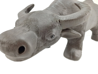 Уценённая глиняная чайная игрушка "Покорный бычок". Price: ₽10,660 rub.