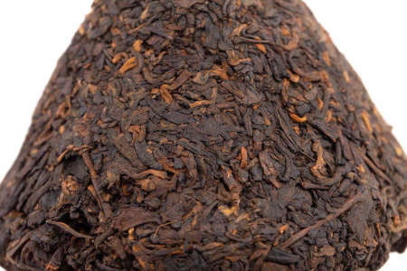 Pressed Raw Pu-erh Tea - Шэн пуэр 2004 г. марки "Священное пламя" завода "Сягуань" гриб 250 г, 