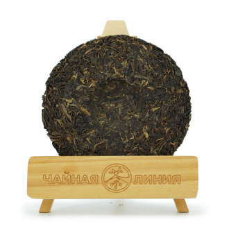 Pressed Raw Pu-erh Tea - Шэн пуэр 2007 г. "Пуэр из Наньцзянь" завода "Тулинь" 225 г, 