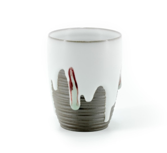 Handmade ceramic bowl "White crane", 170 ml | 茶杯. Price: ₽2,190 rub.