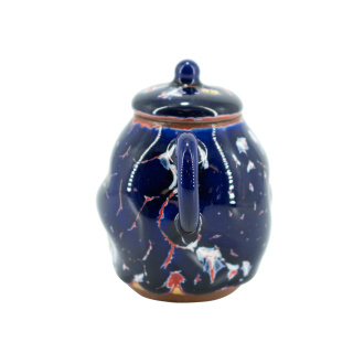 Глиняный чайник ручной работы "Аконит" мастера Хуан Жунхуа в стиле Сино, 90 мл.. Price: ₽16,300 rub.