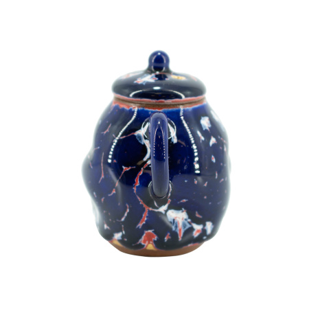 Глиняный чайник ручной работы "Аконит" мастера Хуан Жунхуа в стиле Сино, 90 мл.. Price: ₽16,300 rub.