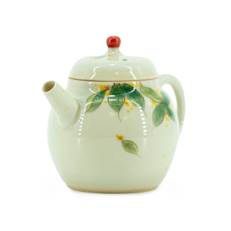 Hand-painted celadon teapot "Leaves" 110ml. Price: ₽4,330 rub.