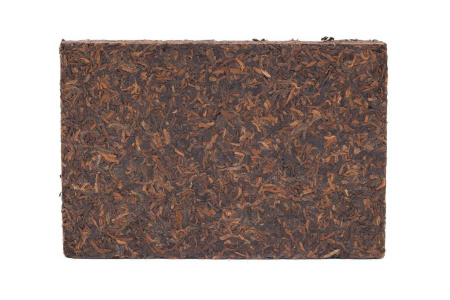 Pressed Rip Pu-erh Tea - Shu Puer 2014 “Offering to the Emperor” Chashuwan factory brick 250 g, 