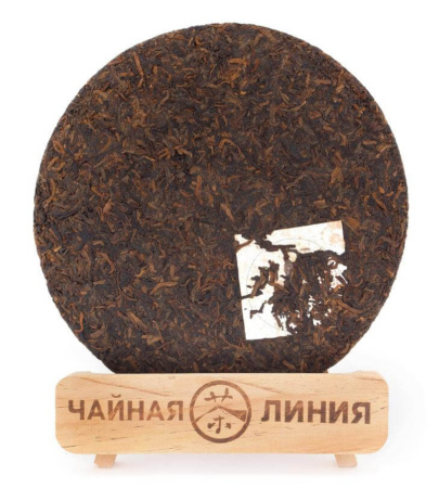 Pressed Rip Pu-erh Tea - Shu Puer 2015 “Goat flatbread” from Chashuwan plant 357 g, 