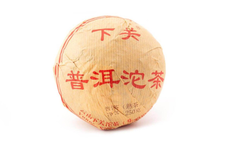 Pressed Rip Pu-erh Tea - Шу пуэр 2017 г. "Цзято" завода "Сягуань" гнездо 250 г, 