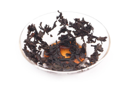 Pressed Rip Pu-erh Tea - Shu Puer 2020 “Ban Zhang Wang” from Chashuwan plant 357 g, 
