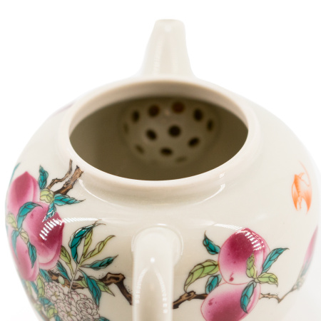 Porcelain teapot "Plums in Verbilki", 210 ml. Price: ₽6,820 rub.