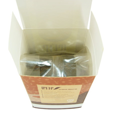 Chaline Pu-erh Tea - Шу пуэр "Китайский чёрный чай" марки "Чайная Линия", 100 г, 