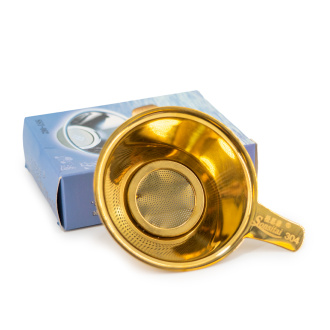 Metal strainer "Golden shine". Price: ₽1,000 rub.