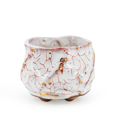 Ceramic bowl Sino "Anomaly" by master Huang Ronghua, 100ml | 茶杯. Price: ₽8,900 rub.