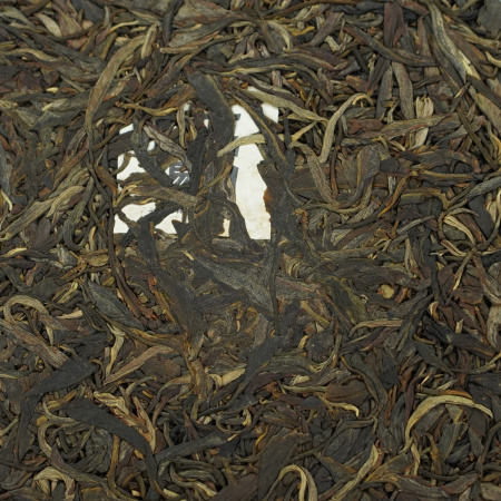 Pressed Raw Pu-erh Tea - Шэн пуэр 2019 г. "Высокогорный цветок" завода "Тулинь" 357 г, 