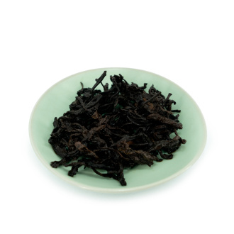 Loose Leaf Pu-erh Tea - Shu Pu'er 2024 Gushu from Laoman'e (Shu pu'er from ancient trees from Lao'man'e, fermented in baskets), 