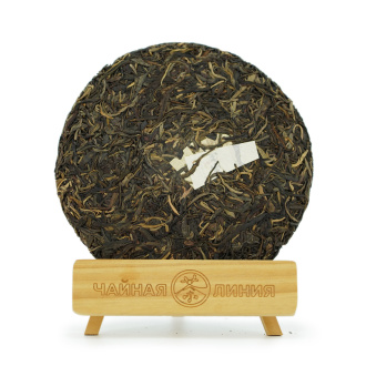 Pressed Raw Pu-erh Tea - Шэн пуэр 2016 г. "Цяо Му Ван" завода "Чашуван" 357 г, 