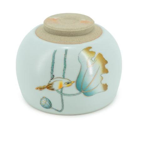 Пиала фарфоровая "Лотос и воробей", 110 мл. | 茶杯. Price: ₽1,660 rub.