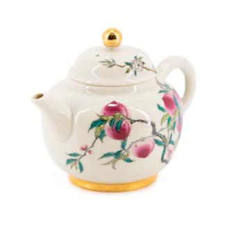 Porcelain teapot "Plums in Verbilki", 210 ml. Price: ₽6,820 rub.